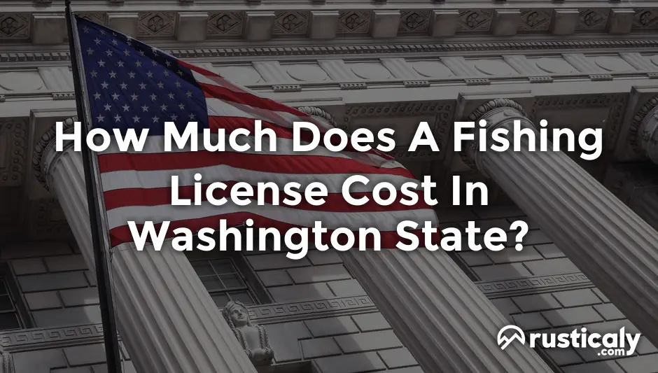 how much does a fishing license cost in washington state
