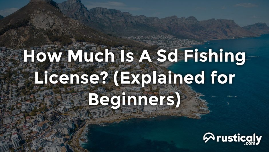 how much is a sd fishing license
