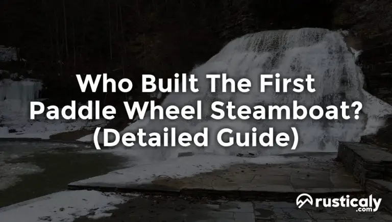 who built the first paddle wheel steamboat
