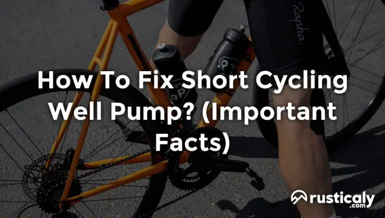 How To Fix Short Cycling Well Pump