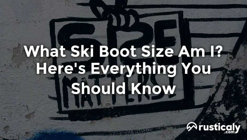 what ski boot size am i