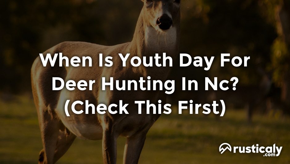 when is youth day for deer hunting in nc