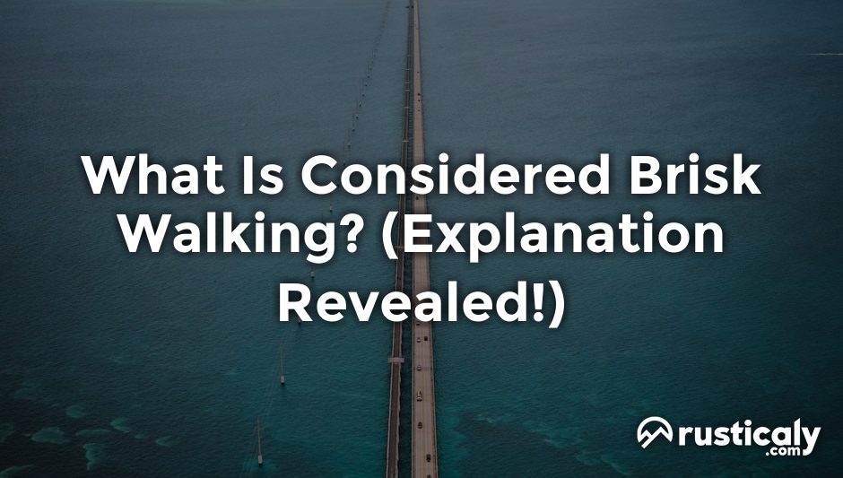 what is considered brisk walking