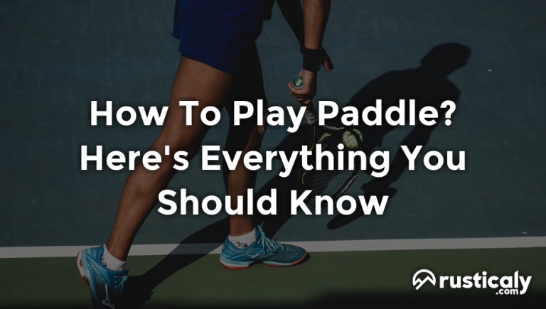 how to play paddle