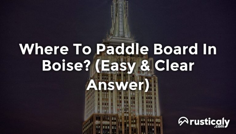 where to paddle board in boise
