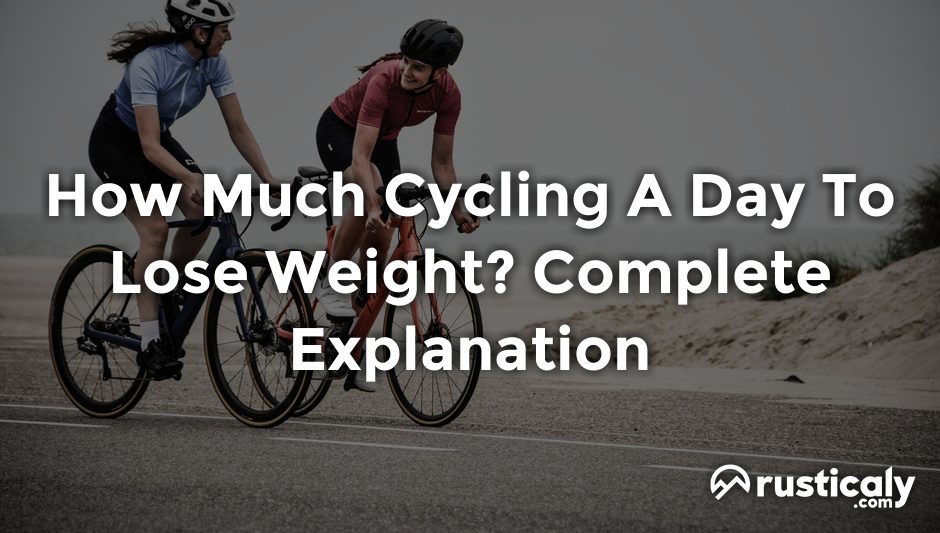 how much cycling a day to lose weight