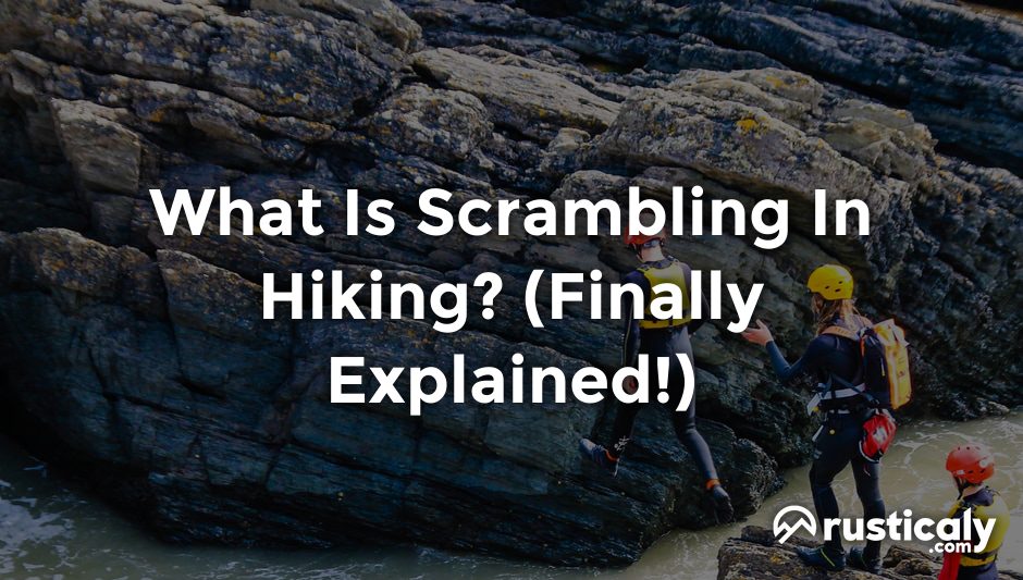 what is scrambling in hiking
