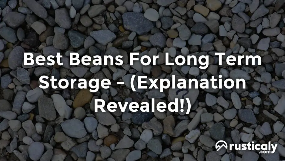 best beans for long term storage