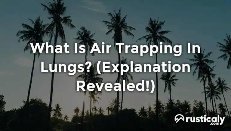 what is air trapping in lungs