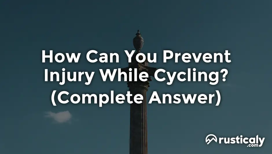 how can you prevent injury while cycling