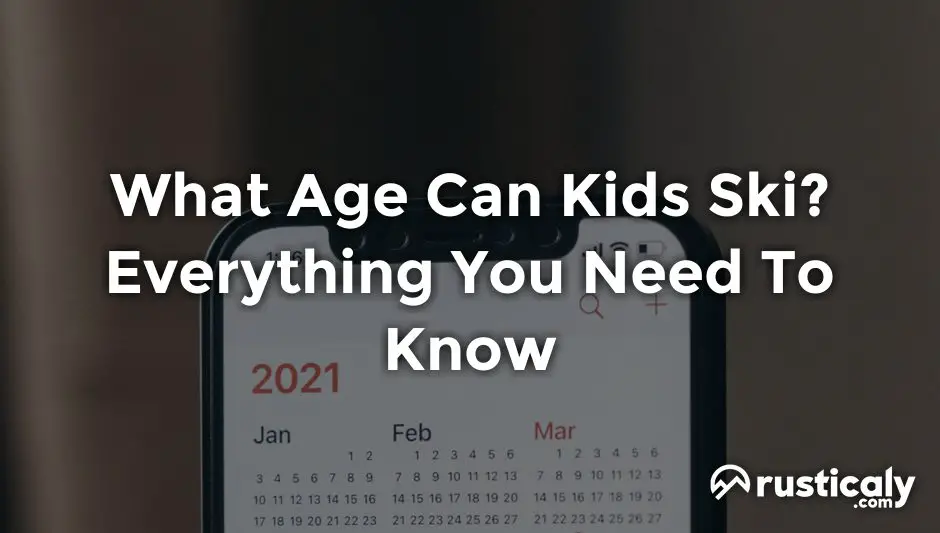 what age can kids ski