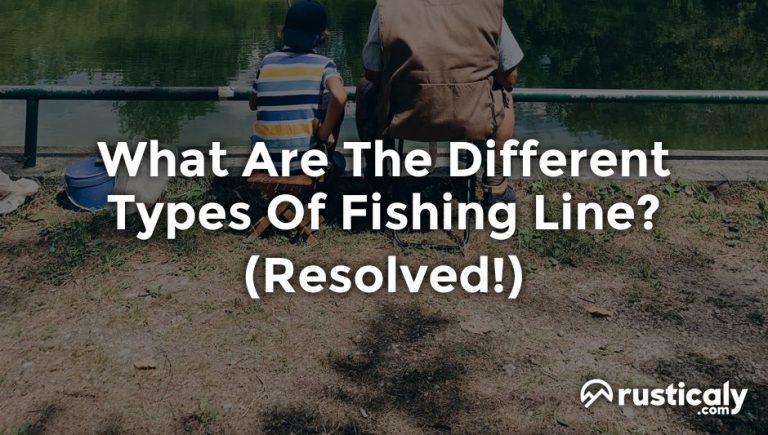 what are the different types of fishing line