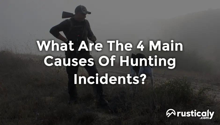 what are the 4 main causes of hunting incidents