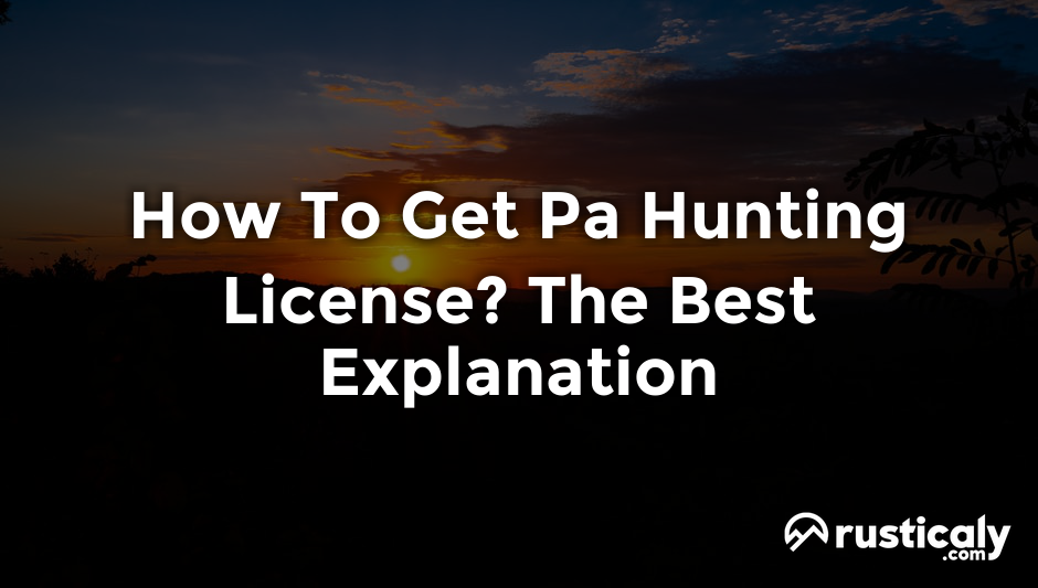 how to get pa hunting license