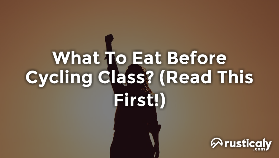 what to eat before cycling class