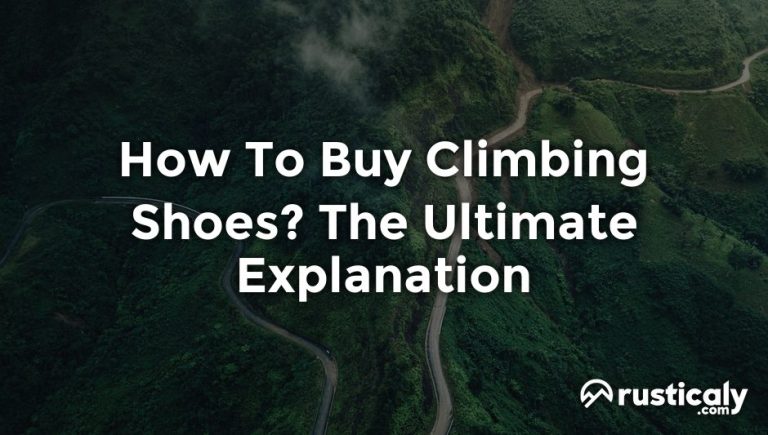 how to buy climbing shoes