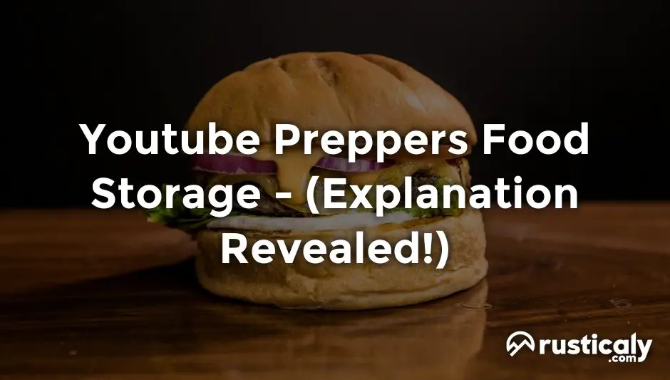 youtube preppers food storage