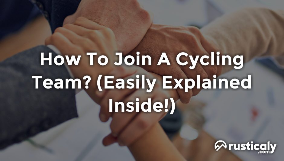 how to join a cycling team