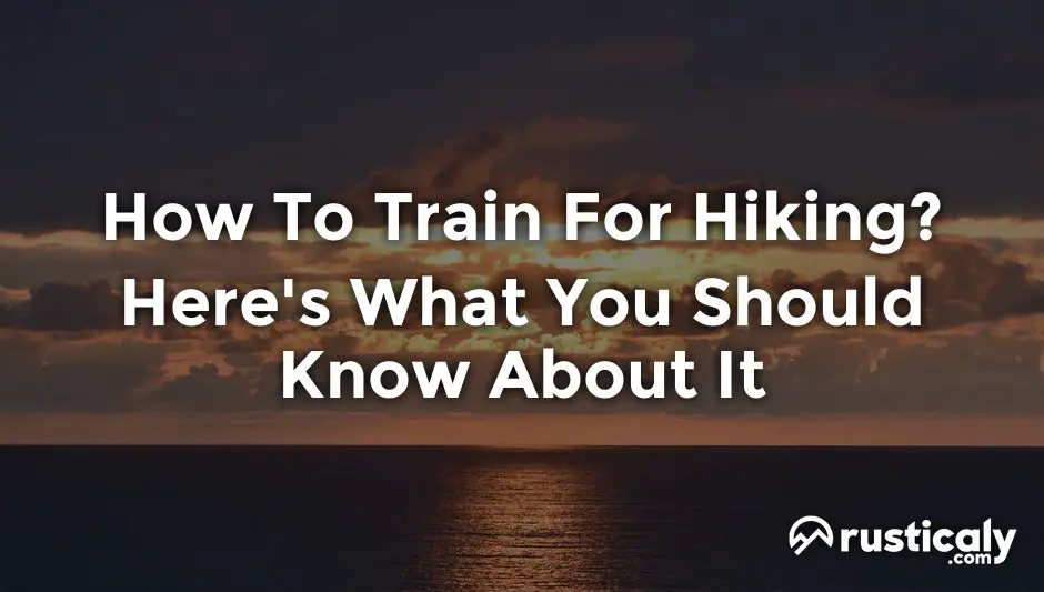 how to train for hiking