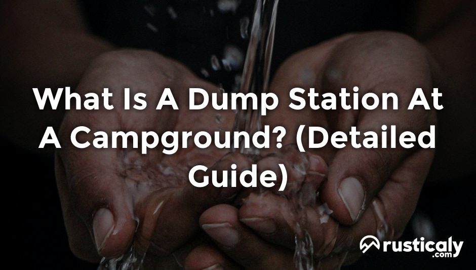 what is a dump station at a campground