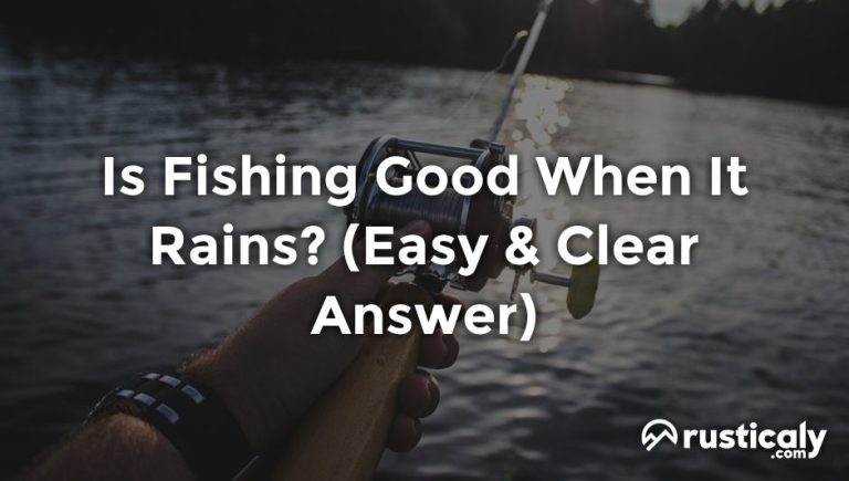is fishing good when it rains