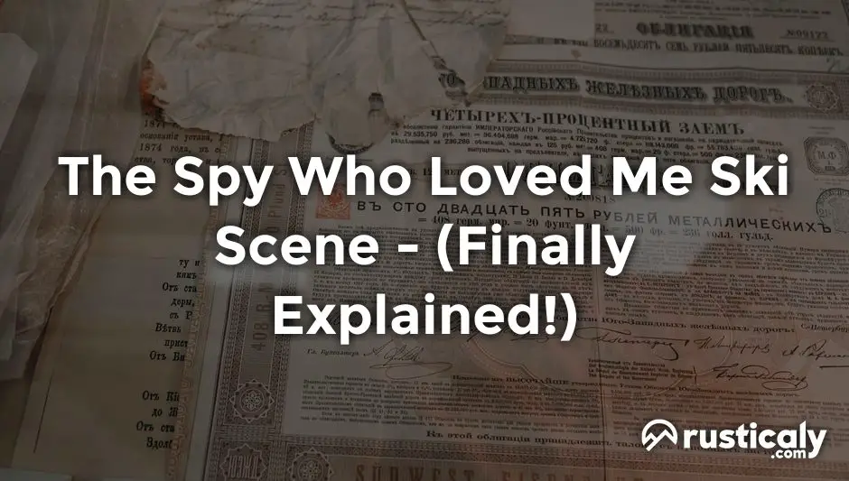 the spy who loved me ski scene