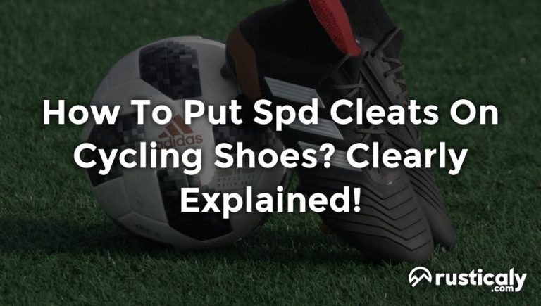 how to put spd cleats on cycling shoes