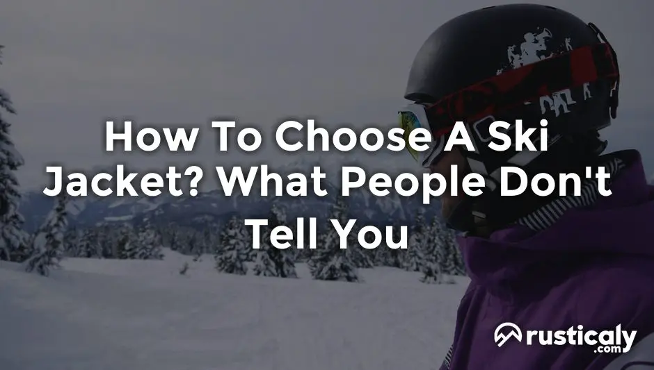 how to choose a ski jacket