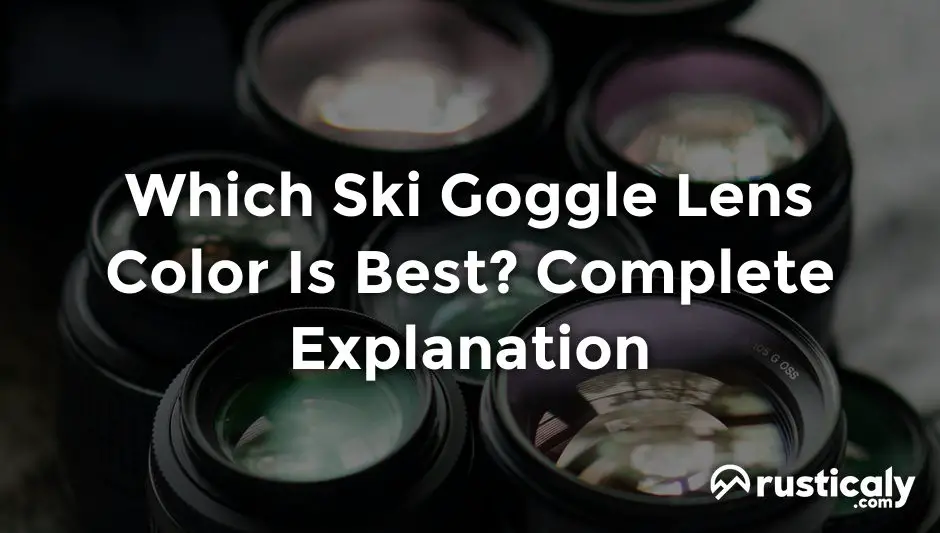 which ski goggle lens color is best