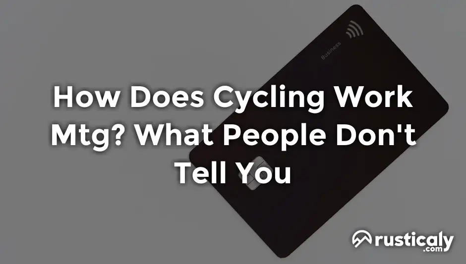 how does cycling work mtg