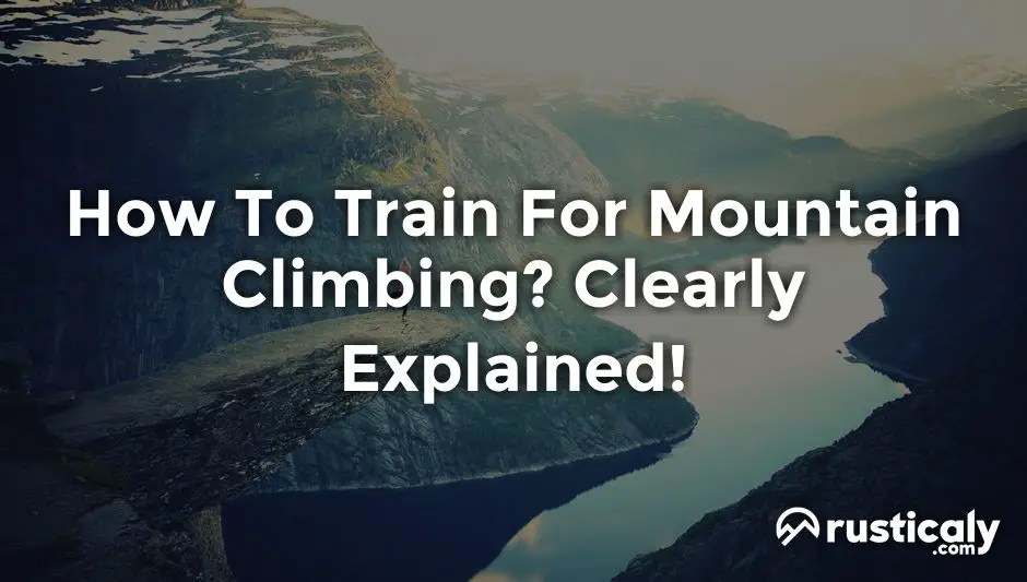 how to train for mountain climbing