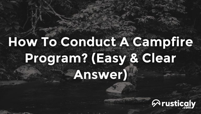 how to conduct a campfire program