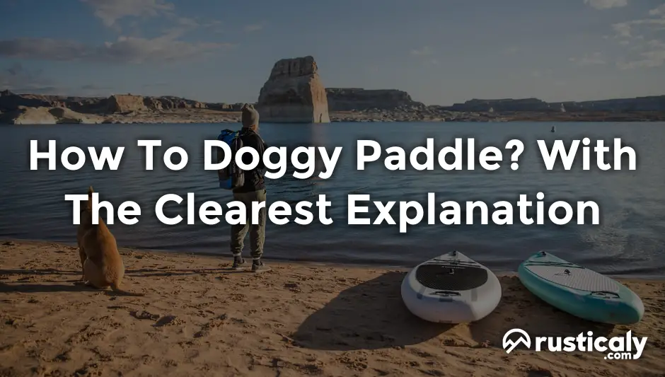 how to doggy paddle