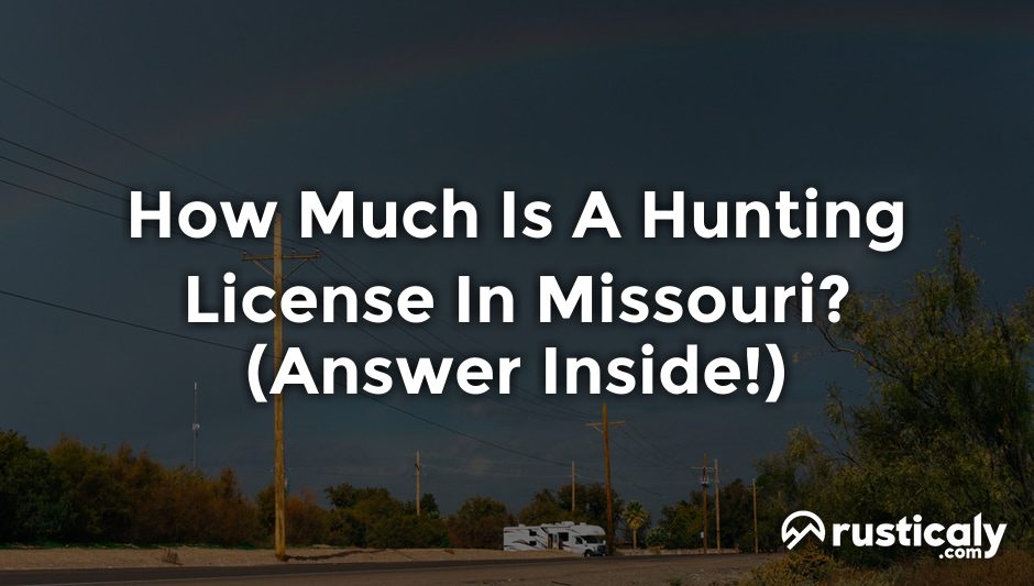 how much is a hunting license in missouri