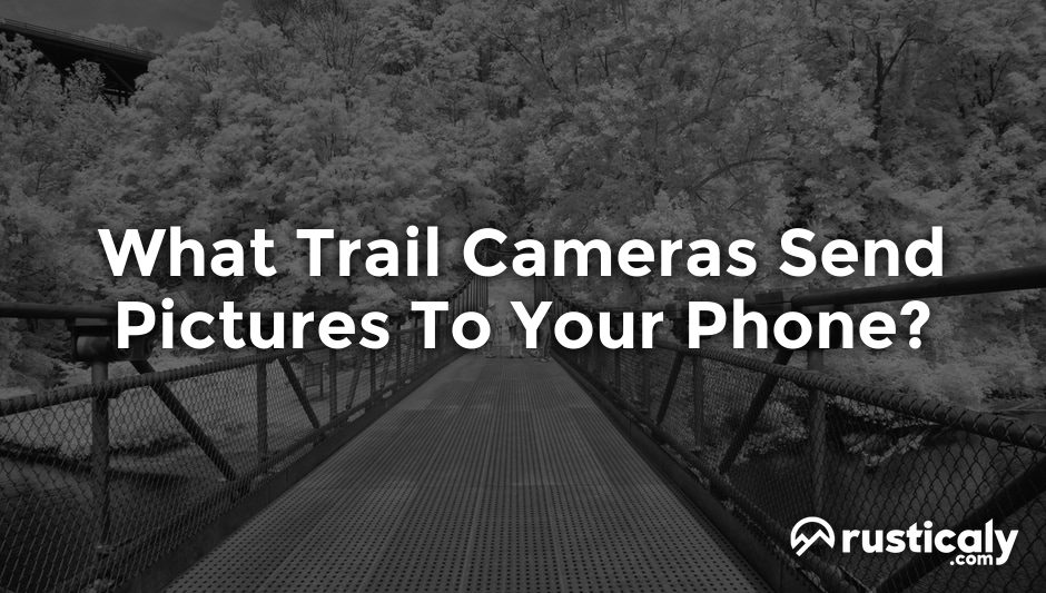 what trail cameras send pictures to your phone
