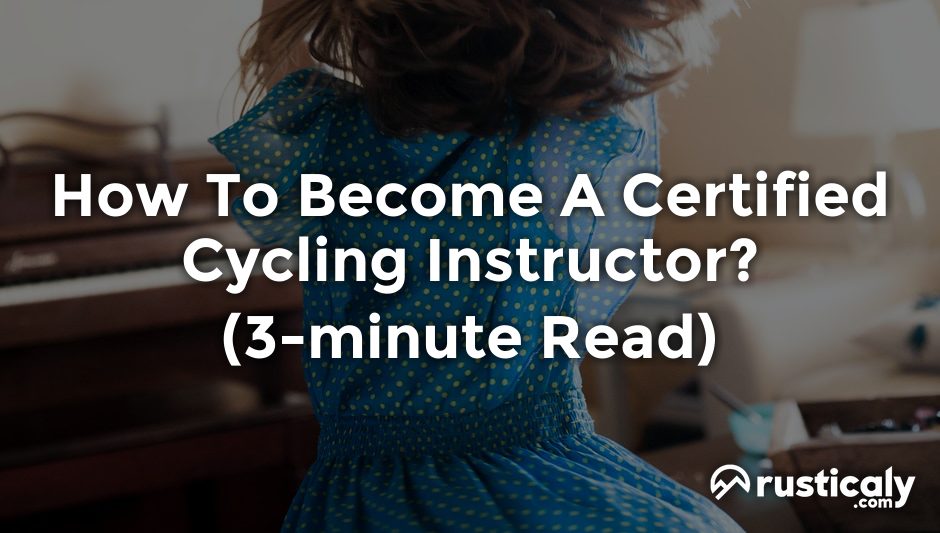how to become a certified cycling instructor