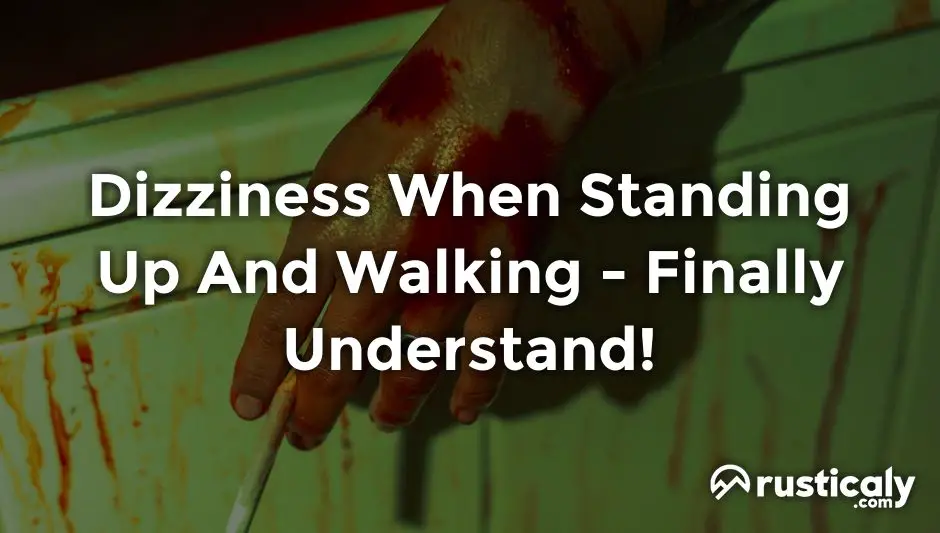 dizziness when standing up and walking