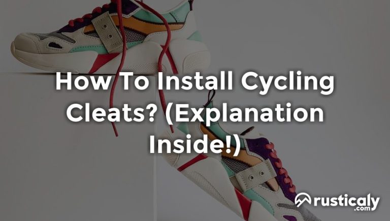 how to install cycling cleats