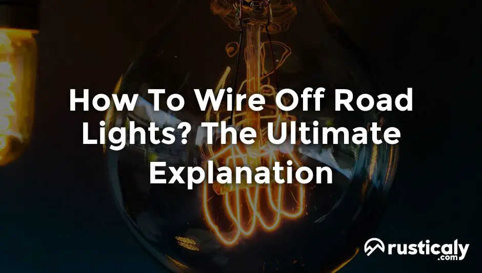 how to wire off road lights
