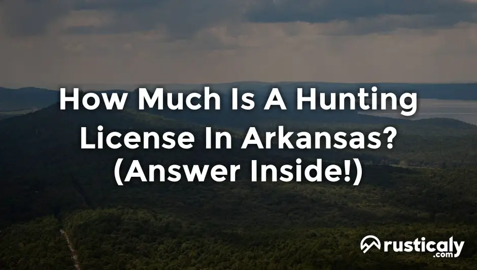 how much is a hunting license in arkansas