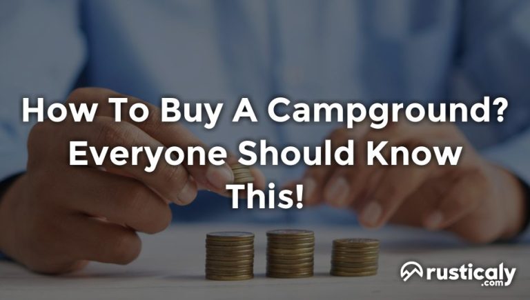 how to buy a campground