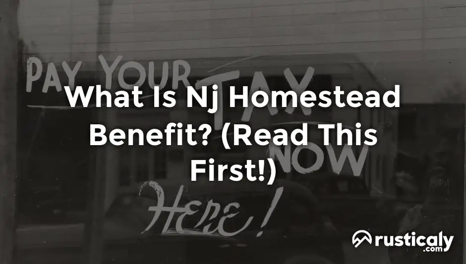 What Is Nj Homestead Benefit? The Best Explanation