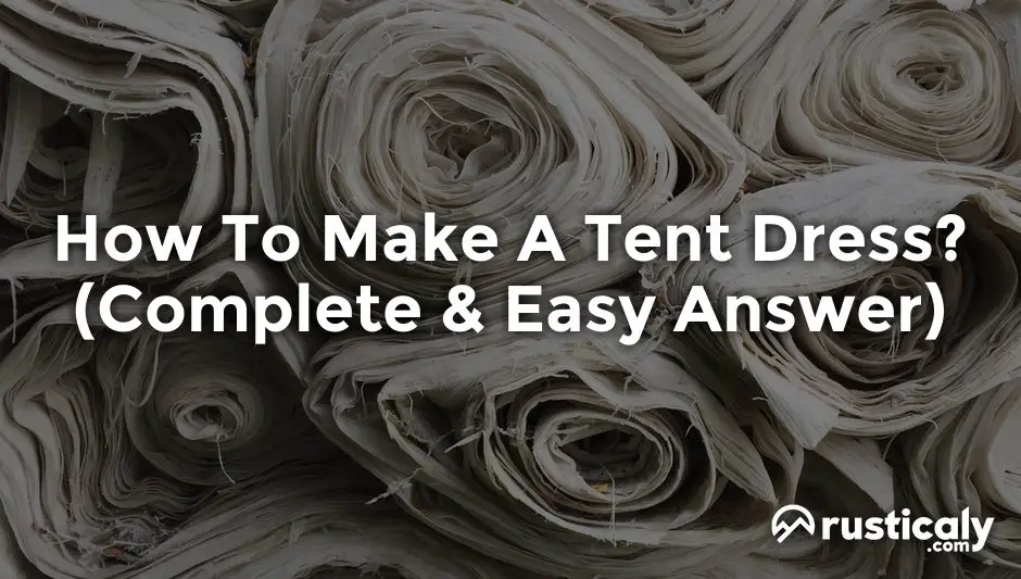 how to make a tent dress