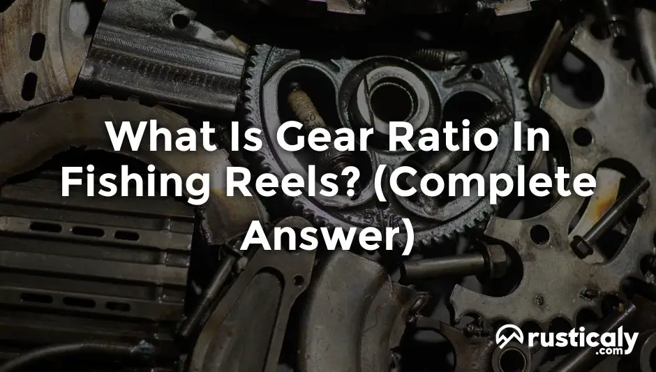 what is gear ratio in fishing reels
