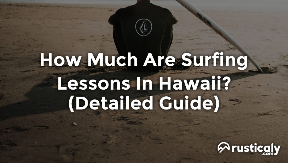 how much are surfing lessons in hawaii