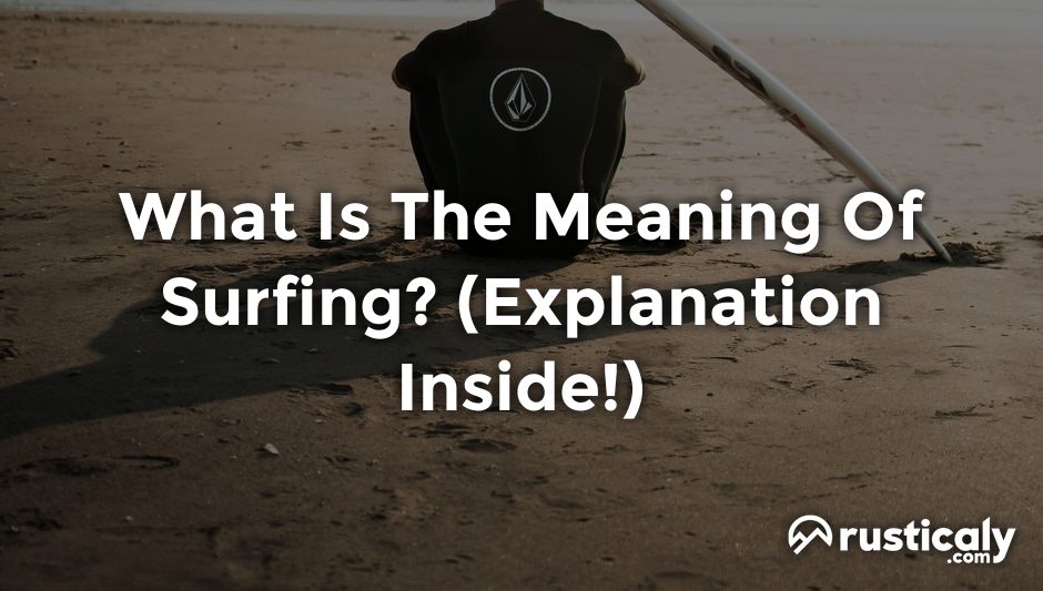 what is the meaning of surfing