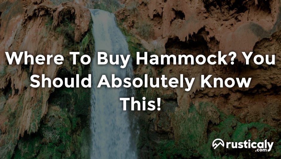 where to buy hammock
