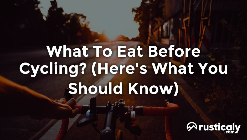 what to eat before cycling