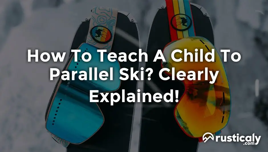 how to teach a child to parallel ski