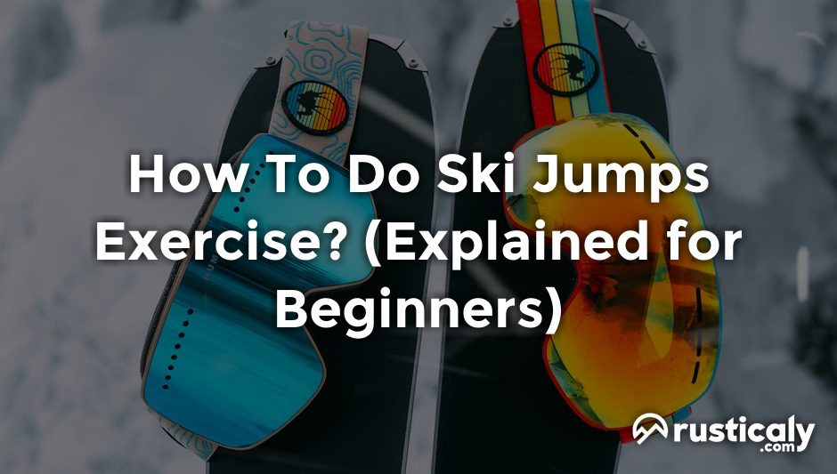 how to do ski jumps exercise
